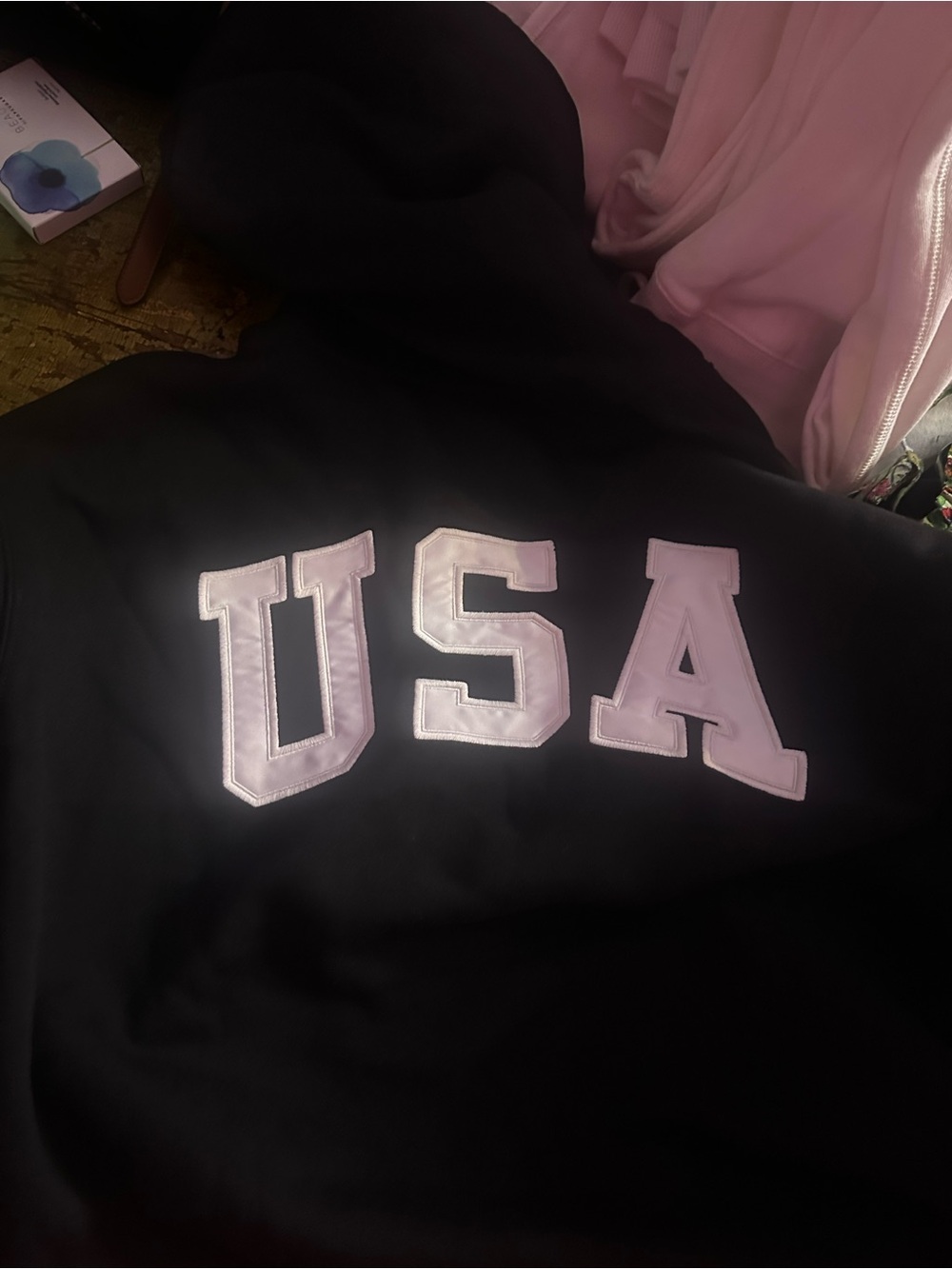 Polo Ralph Lauren black Flag Hoodie - Picture 3 of 5